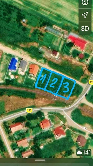 Vând două terenuri de 500mp, Urseni, Timiș  - imagine 2