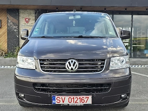 VW MULTIVAN 2010 7 Locuri Highline T5 2.5TDI 174cp Mokka-Brown - imagine 2