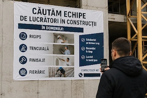 Munca in construcții la zidarie, rigips, finisaje, fierarie.