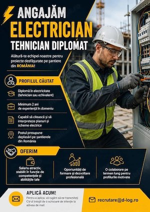 Electrician tehnician diplomat