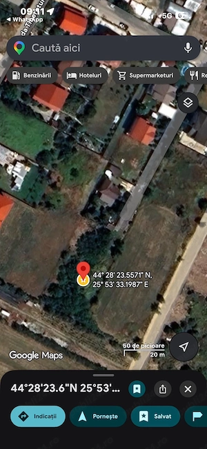 Teren intravilan de vanzare comuna joita comision 0