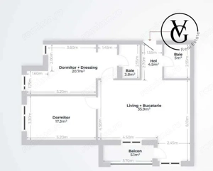Apartament 3 camere MTM Pipera Lake - imagine 6