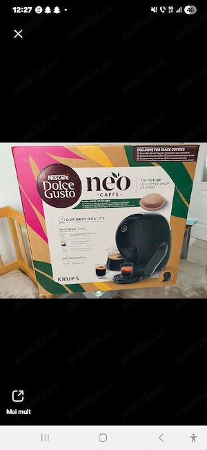 Espressor capsule Nescafé Dolce Gusto Neo Krups   Nou la cutie