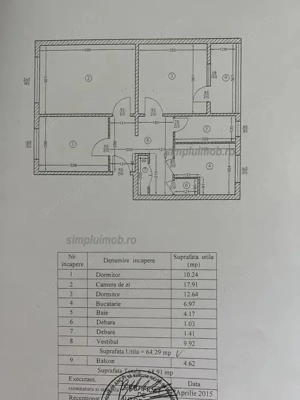Metrou 1 Decembrie 1918 decomandat mobilat complet renovat 3 cam Ozana - imagine 8