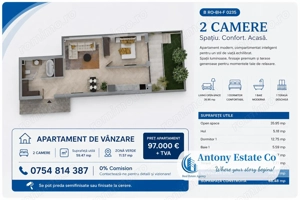 Antony Estate | Apartamente NOI 0% Comision - Santandrei - imagine 6