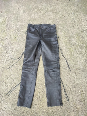 Pantaloni vintage de motociclist
