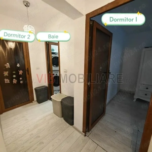 De vanzare  3 camere(65mp), decomandat si mobilat complet plus boxa generoasa - imagine 3