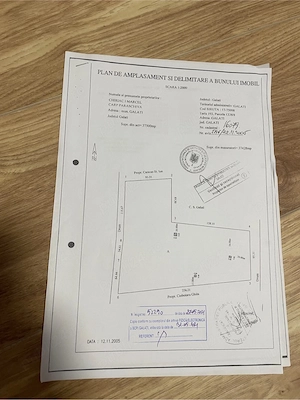 Teren extravilan lipit de gardul combinatului 