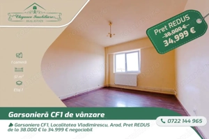 Garsoniera CF 1, Localitatea Vladimirescu, Arad