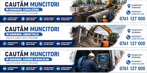 Angajăm muncitori în construcții   zona Frankfurt am Main, Germania