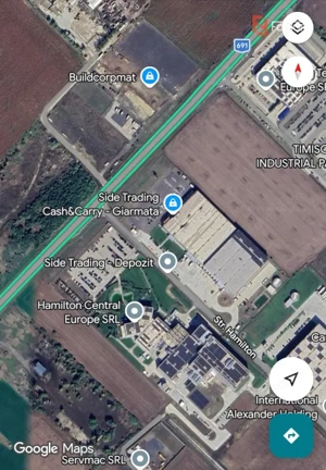 Teren intravilan Curti construcții zona industriala Giarmata Dumbravita