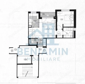 2 camere decomandate-Bloc Nou Parcare-Centrala-Mobilat-Coresi - imagine 7