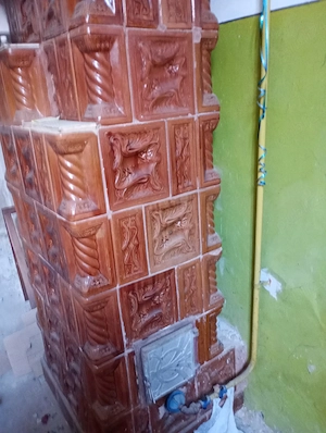 vând sobă teracotă