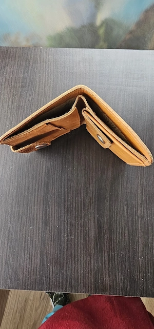 Portofel unisex din piele naturala foarte groasa - imagine 4