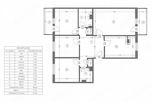 Apartament 4 camere de vânzare