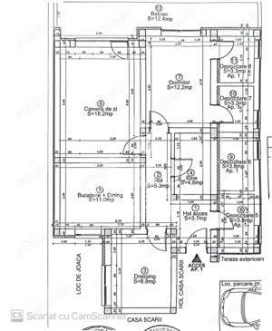 Apartament cu 3 camere, loc de parcare, la parter, in Giroc - imagine 10