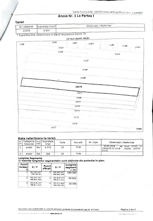 Teren 4.937 mp Lipănești   Deschidere 18.5m, Zonă Liniștită, Ideal Casă & Livadă  - imagine 3