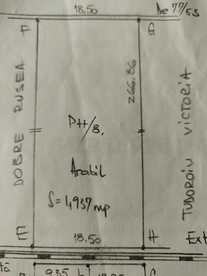 Teren 4.937 mp Lipănești   Deschidere 18.5m, Zonă Liniștită, Ideal Casă & Livadă  - imagine 2