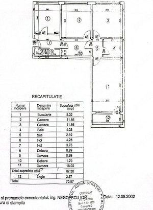 Apartament 3 camere de vanzare Berceni - Turnu Magurele - imagine 20