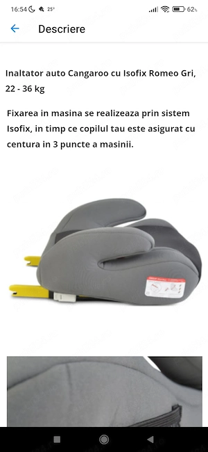 Înălțător auto copii - imagine 4
