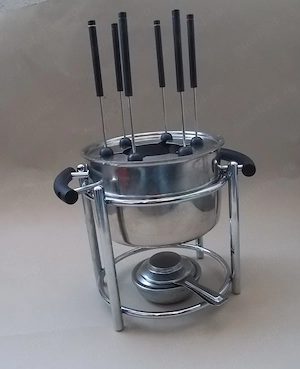 Set oala fondue 6 persoane, s'mores WMF Allegro din otel inoxidabil 