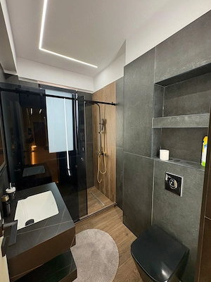 Penthouse de închiriat, 3 camere, 2 băi   2 locuri de parcare   Popești Leordeni - imagine 12