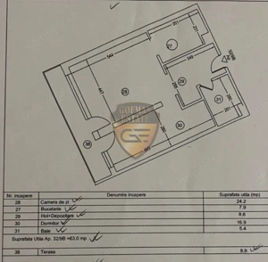 2 camere Dacia bloc 2025, 71.9 mp et 3/6 parcare subterana, centrala gaz mobilat - imagine 16