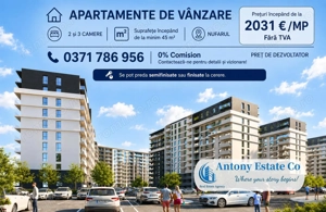 Antony Estate | Apartamente NOI 0% Comision - Nufarul
