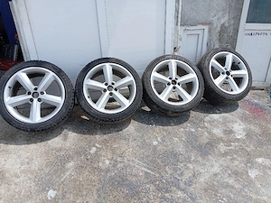 Jante Audi sline R18 cu anvelope 245 40 R18  - imagine 3