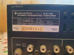 Amplificator Audio Stereo Kenwood KA-33 Statie Audio - imagine 5