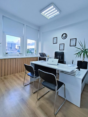 Centrul Civic - birou individual - mobilier și utilități incluse in preț 