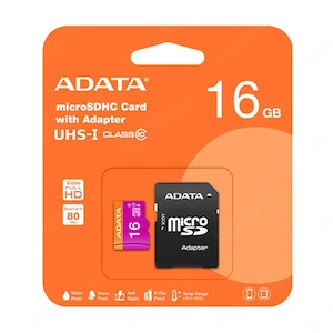 Card microSDHC 16GB cu adaptor UHS-I class 10 Adata
