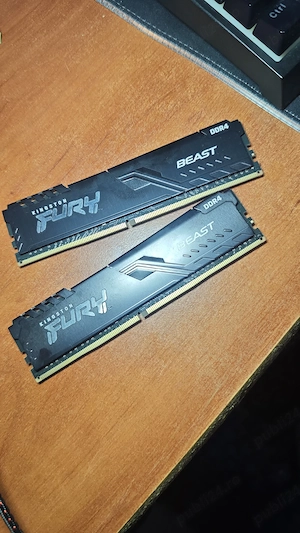 Kit Kingston Fury Beast 16 GB RAM (2X8) DDR4 3.200 MHz, CL16