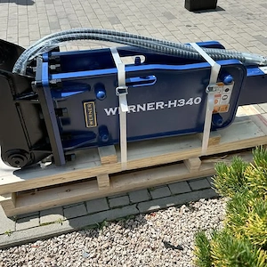 Ciocan picon hidraulic nemtesc Werner H340 NOU pentru excavatoare intre 4 - 7 tone - imagine 4
