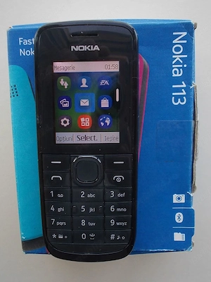 Telefon NOKIA 113 cu taste(butoane) in cutia originala,ca nou