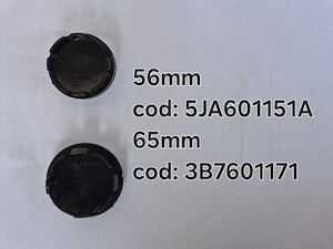 Set capace centrale skoda de 56mm , 65mm - imagine 2
