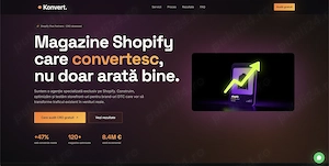 Creare magazin online Shopify   design modern, gata de vânzare