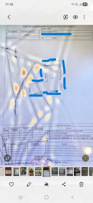 TEREN ULTRACENTRAL-  PALATUL COPIILOR, SUPRAFATA 518 MP, GAZ LA POARTA