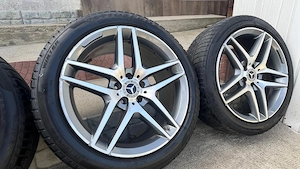 Set Jante Originale Mercedes S-Class W222 AMG 19" cu Anvelope Pirelli - imagine 4