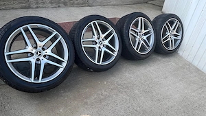 Set Jante Originale Mercedes S-Class W222 AMG 19" cu Anvelope Pirelli - imagine 3