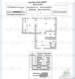 Apartament 2 camere | 61 mp utili + pivnita | Parter | Grozavesti | 550 euro luna - imagine 10