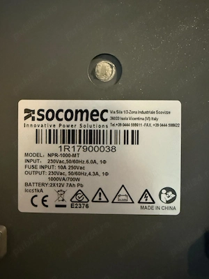 UPS Socomec Netys 100 VA - imagine 2