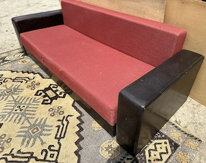 Canapea Extensibila cu perne; Pat cu Lada si Saltea 190x140 cm - imagine 5