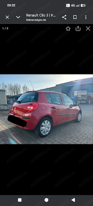 Vand Renault Clio 3,benzina 1,6 16 v recent adus din Germania  - imagine 2