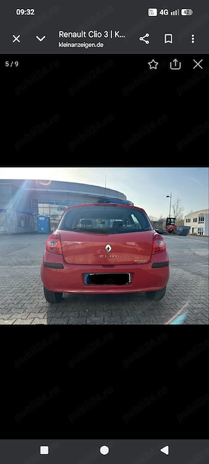 Vand Renault Clio 3,benzina 1,6 16 v recent adus din Germania  - imagine 4