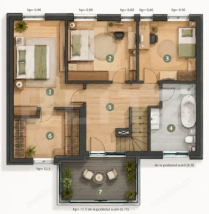  Vile Individuale 4 Camere – Rediu | Complex Privat | La 5 Minute de Copou - imagine 2