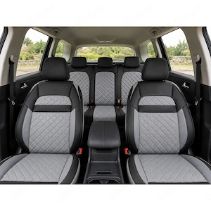 Huse Scaun Auto tip Alcantara Touran - imagine 3