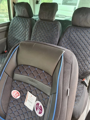 Huse Scaun Auto tip Alcantara Touran - imagine 2