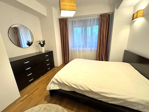 3 camere Băneasa, 132 mp utili, mobilat si utilat complet, parcare subterana - imagine 7