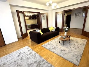 3 camere Băneasa, 132 mp utili, mobilat si utilat complet, parcare subterana - imagine 3